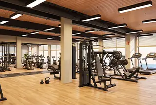 Gymnasium at Lodha Acenza